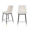Drawer Chaises Et Tabourets De Bar Lot De 2 Tabourets De Bar En Tissu Et Métal 65cm Beige -Bancs Soldes lot de 2 tabourets de bar en tissu et metal 65cm beige