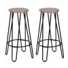 Urban Meuble Chaises Et Tabourets De Bar Lot De 2 Tabourets De Bar Indus 73 Cm