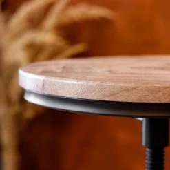 Urban Meuble Chaises Et Tabourets De Bar Lot De 2 Tabourets De Bar Industriel Métal Et Bois -Bancs Soldes lot de 2 tabourets de bar industriel metal et bois 7