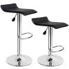 Tectake Chaises Et Tabourets De Bar Lot De 2 Tabourets De Bar LARS Noir -Bancs Soldes lot de 2 tabourets de bar lars noir