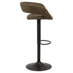 Toilinux Chaises Et Tabourets De Bar Lot De 2 Tabourets De Bar Marron -Bancs Soldes lot de 2 tabourets de bar marron 2