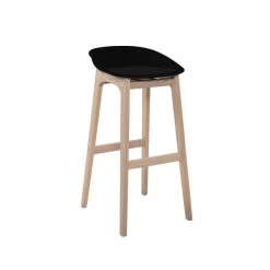 Mob In Chaises Et Tabourets De Bar Lot De 2 Tabourets De Bar Noirs -Bancs Soldes lot de 2 tabourets de bar noirs 1