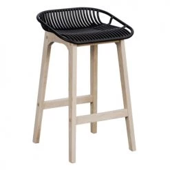 Mob In Chaises Et Tabourets De Bar Lot De 2 Tabourets De Bar Noirs -Bancs Soldes lot de 2 tabourets de bar noirs 20