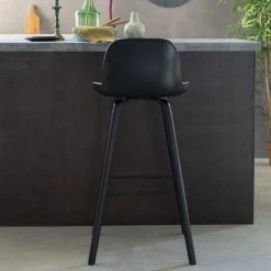 Zuiver Chaises Et Tabourets De Bar Lot De 2 Tabourets De Bar Résine Et Bois Pieds Noirs 76cm Noir 10 Zuiver Chaises Et Tabourets De Bar Lot De 2 Tabourets De Bar Résine Et Bois Pieds Noirs 76cm Noir -Bancs Soldes lot de 2 tabourets de bar resine et bois pieds noirs 76cm noir 2