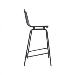 Mob In Chaises Et Tabourets De Bar Lot De 2 Tabourets De Bar Rotin Et Métal -Bancs Soldes lot de 2 tabourets de bar rotin et metal 3