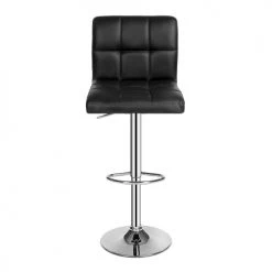 Tectake Chaises Et Tabourets De Bar Lot De 2 Tabourets De Bar TONY Noir -Bancs Soldes lot de 2 tabourets de bar tony noir 2