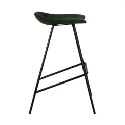 Meubles & Design Chaises Et Tabourets De Bar Lot De 2 Tabourets De Bar Velours Côtelé Vert -Bancs Soldes lot de 2 tabourets de bar velours cotele vert 2
