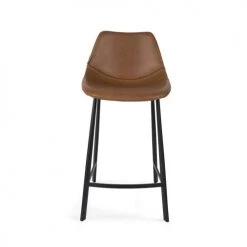 Dutchbone Chaises Et Tabourets De Bar Lot De 2 Tabourets De Bar Vintage 65cm Marron -Bancs Soldes lot de 2 tabourets de bar vintage 65cm marron 2