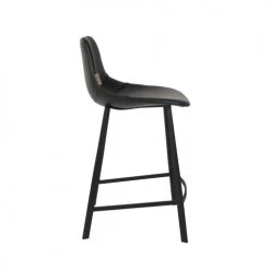 Dutchbone Chaises Et Tabourets De Bar Lot De 2 Tabourets De Bar Vintage 65cm Noir -Bancs Soldes lot de 2 tabourets de bar vintage 65cm noir 3