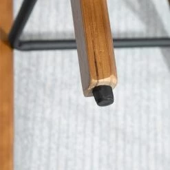 Homcom Chaises Et Tabourets De Bar Lot De 2 Tabourets De Bar Vintage Structure Bois Marron Effet Vieilli -Bancs Soldes lot de 2 tabourets de bar vintage structure bois marron effet vieilli 5