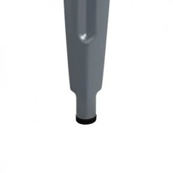 Beliani Chaises Et Tabourets De Bar Lot De 2 Tabourets Gris De 76 Cm -Bancs Soldes lot de 2 tabourets gris de 76 cm 4