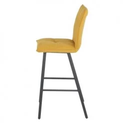 Altobuy Chaises Et Tabourets De Bar Lot De 2 Tabourets Jaunes Assise 76cm -Bancs Soldes lot de 2 tabourets jaunes assise 76cm 3