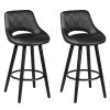 Altobuy Chaises Et Tabourets De Bar Lot De 2 Tabourets Noir