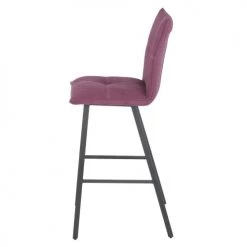 Altobuy Chaises Et Tabourets De Bar Lot De 2 Tabourets Violets Assise 76cm -Bancs Soldes lot de 2 tabourets violets assise 76cm 2