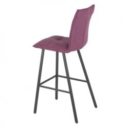 Altobuy Chaises Et Tabourets De Bar Lot De 2 Tabourets Violets Assise 76cm -Bancs Soldes lot de 2 tabourets violets assise 76cm 3