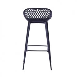 Now’s Home Chaises Et Tabourets De Bar Lot De 4 Chaises De Bar Noires -Bancs Soldes lot de 4 chaises de bar noires 5