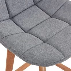 Moloo Chaises Et Tabourets De Bar OWEN - Chaise De Bar Scandinave Tissu Gris Pied Hêtre (x4) -Bancs Soldes owen chaise de bar scandinave tissu gris pied hetre x4 3
