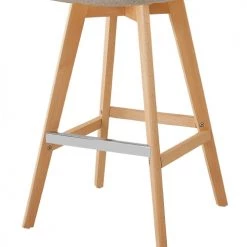 Moloo Chaises Et Tabourets De Bar OWEN - Chaise De Bar Scandinave Tissu Lin Pied Hêtre (x2) -Bancs Soldes owen chaise de bar scandinave tissu lin pied hetre x2 5