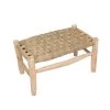 HYDILE Bancs Petit Banc Marocain Tressé En Doum -Bancs Soldes petit banc marocain tresse en doum