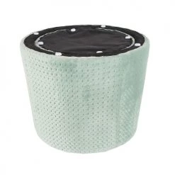The Home Deco Factory Bancs Poufs Gigognes (Lot De 2) Vert D'eau -Bancs Soldes poufs gigognes lot de 2 vert d eau 5