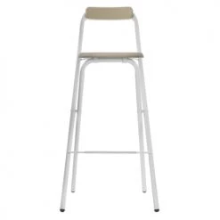 Five Simply Smart Chaises Et Tabourets De Bar Set De 2 Tabourets De Bar Bois Et Métal Noir Avec Dossier Pliable -Bancs Soldes set de 2 tabourets de bar bois et metal noir avec dossier pliable 2