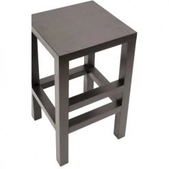 ReCollection Chaises Et Tabourets De Bar Tabouret Bois Noir 35x35x70cm -Bancs Soldes tabouret bois noir 35x35x70cm 4