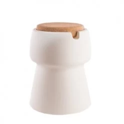 Jokjor Chaises Et Tabourets De Bar Tabouret Champ Liège Polyéthylène Blanc