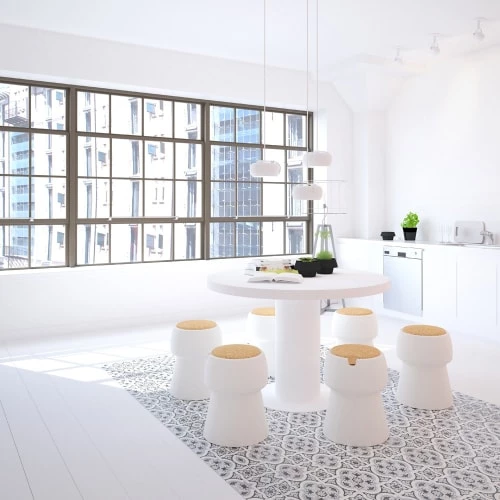 Jokjor Chaises Et Tabourets De Bar Tabouret Champ Liège Polyéthylène Noir 7 Jokjor Chaises Et Tabourets De Bar Tabouret Champ Liège Polyéthylène Noir – Image 5