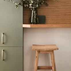 Drawer Chaises Et Tabourets De Bar Tabouret De Bar 66cm En Acacia Naturel -Bancs Soldes tabouret de bar 66cm en acacia naturel 4