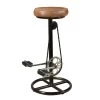 Rendez Vous Déco Chaises Et Tabourets De Bar Tabouret De Bar 73 Cm En Cuir Marron -Bancs Soldes tabouret de bar 73 cm en cuir marron