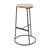 Rendez Vous Déco Chaises Et Tabourets De Bar Tabouret De Bar 75 Cm En Bois De Manguier -Bancs Soldes tabouret de bar 75 cm en bois de manguier