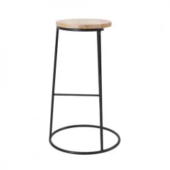 Rendez Vous Déco Chaises Et Tabourets De Bar Tabouret De Bar 75 Cm En Bois De Manguier -Bancs Soldes tabouret de bar 75 cm en bois de manguier 2