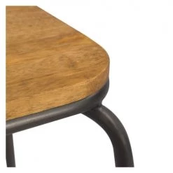 Rendez Vous Déco Chaises Et Tabourets De Bar Tabouret De Bar 75 Cm En Bois (lot De 2) -Bancs Soldes tabouret de bar 75 cm en bois lot de 2 1