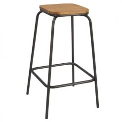 Rendez Vous Déco Chaises Et Tabourets De Bar Tabouret De Bar 75 Cm En Bois (lot De 2) -Bancs Soldes tabouret de bar 75 cm en bois lot de 2 3