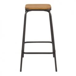 Rendez Vous Déco Chaises Et Tabourets De Bar Tabouret De Bar 75 Cm En Bois (lot De 2) -Bancs Soldes tabouret de bar 75 cm en bois lot de 2 4