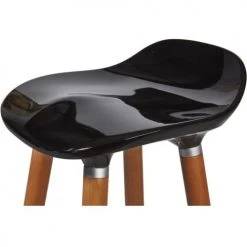 ATHM DESIGN Chaises Et Tabourets De Bar Tabouret De Bar Assise Plastique Dur Pieds Métal - Lot De 2 -Bancs Soldes tabouret de bar assise plastique dur pieds metal lot de 2 16