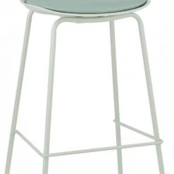 Kokoon Design Chaises Et Tabourets De Bar Tabouret De Bar Assise Rembourrée Imitation Cuir Vert
