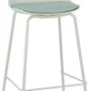 Kokoon Design Chaises Et Tabourets De Bar Tabouret De Bar Assise Rembourrée Imitation Cuir Vert -Bancs Soldes tabouret de bar assise rembourree imitation cuir vert 6