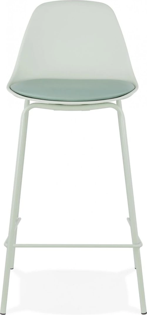 Kokoon Design Chaises Et Tabourets De Bar Tabouret De Bar Assise Rembourrée Imitation Cuir Vert 4 Kokoon Design Chaises Et Tabourets De Bar Tabouret De Bar Assise Rembourrée Imitation Cuir Vert – Image 2