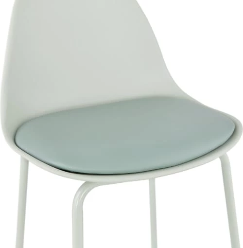 Kokoon Design Chaises Et Tabourets De Bar Tabouret De Bar Assise Rembourrée Imitation Cuir Vert 5 Kokoon Design Chaises Et Tabourets De Bar Tabouret De Bar Assise Rembourrée Imitation Cuir Vert – Image 3