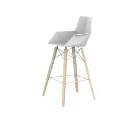 Vondom Chaises Et Tabourets De Bar Tabouret De Bar Avec Accoudoirs Blanc -Bancs Soldes tabouret de bar avec accoudoirs blanc 5