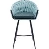 Kare Design Chaises Et Tabourets De Bar Tabouret De Bar Bicolore Bleu-vert Et Acier 2 Kare Design Chaises Et Tabourets De Bar Tabouret De Bar Bicolore Bleu-vert Et Acier -Bancs Soldes tabouret de bar bicolore bleu vert et acier 1