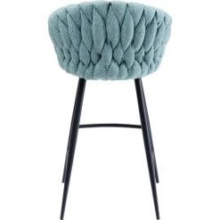 Kare Design Chaises Et Tabourets De Bar Tabouret De Bar Bicolore Bleu-vert Et Acier -Bancs Soldes tabouret de bar bicolore bleu vert et acier 2