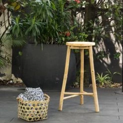 Casatera Chaises Et Tabourets De Bar Tabouret De Bar Bois Clair -Bancs Soldes tabouret de bar bois clair 4