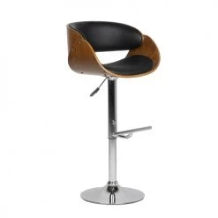 Beliani Chaises Et Tabourets De Bar Tabouret De Bar Bois Naturel