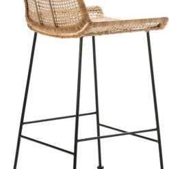 Thai Natura Chaises Et Tabourets De Bar Tabouret De Bar Cannage Bois Clair -Bancs Soldes tabouret de bar cannage bois clair 2