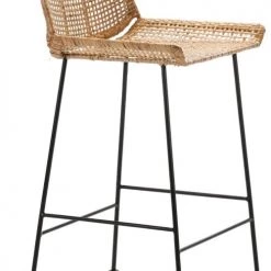 Thai Natura Chaises Et Tabourets De Bar Tabouret De Bar Cannage Bois Clair