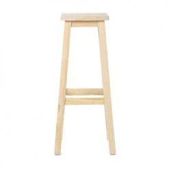 Grenier Alpin Chaises Et Tabourets De Bar Tabouret De Bar Carré Pin Massif Brut -Bancs Soldes tabouret de bar carre pin massif brut 2