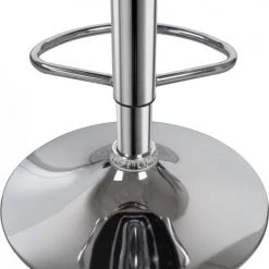 ReCollection Chaises Et Tabourets De Bar Tabouret De Bar Chromé Assise Rembourrée Blanc (lot De 2) -Bancs Soldes tabouret de bar chrome assise rembourree blanc lot de 2 5