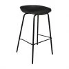 Meubles & Design Chaises Et Tabourets De Bar Tabouret De Bar Contemporain Noir -Bancs Soldes tabouret de bar contemporain noir